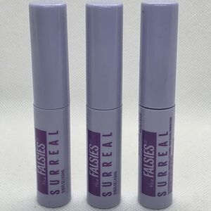 3x Maybelline The Falsies Surreal Extensions Mascara Very‎ Black 0.15oz each NEW